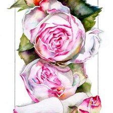 Схема вышивки «акварель»