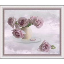 Схема вышивки «Розы в вазе»