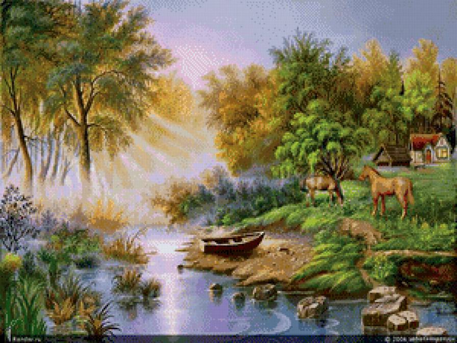 природа - отдых, природа, лошади - предпросмотр