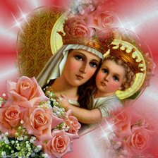 Схема вышивки «Богоматерь»