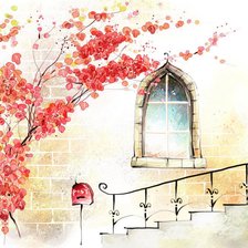 Схема вышивки «Цветение»