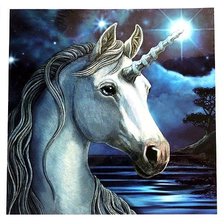 Схема вышивки «Единорог»