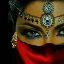 Схема вышивки «Девушка востока»