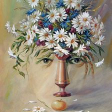 Схема вышивки «худ.Олег Шупляк Ваза с цветами и...»