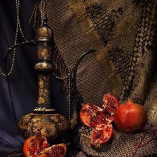 Схема вышивки «гранат»