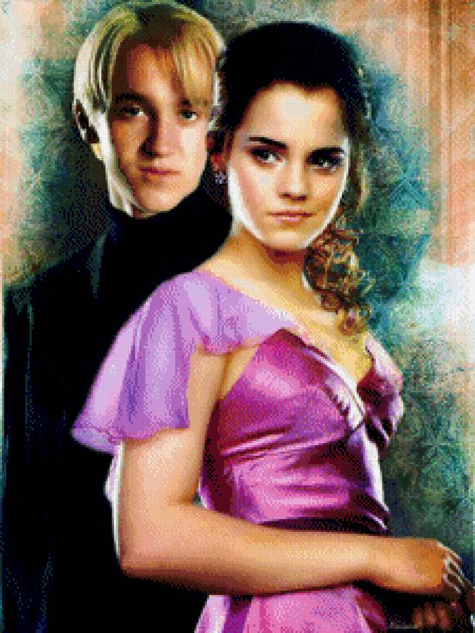 Драмиона3 - драко малфой, драмиона, гермиона грейнджер, пара, любовь - предпросмотр