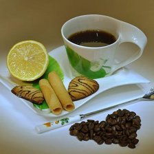 Схема вышивки «кофе»