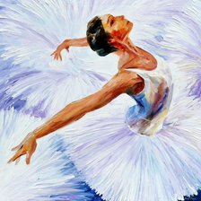 Схема вышивки «Балерина»