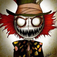 Схема вышивки «Ужас.Шляпник.»