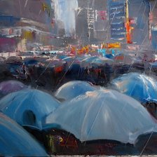 Схема вышивки «"Deszcz"Christina Nguyen»