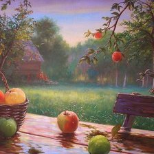 Схема вышивки «"Deszcz"»