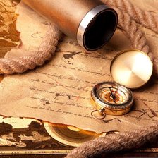 Схема вышивки «Карта»