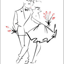 Схема вышивки «Пара»