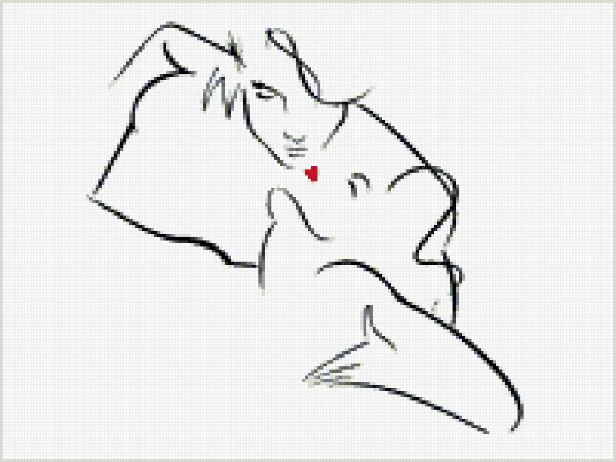 Пара - силуэты - предпросмотр