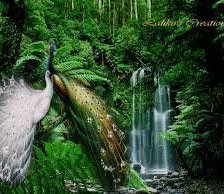 Схема вышивки «Павлины у воды»