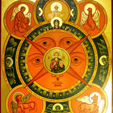 Схема вышивки «Всевидящее око»