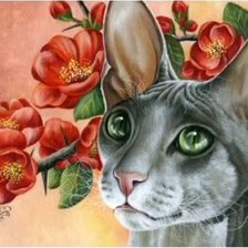 Схема вышивки «домашние любимцы»