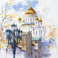 Схема вышивки «Храм»