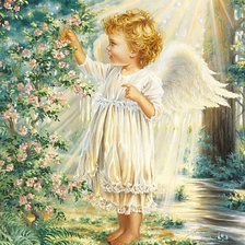 Схема вышивки «Ангелочек»