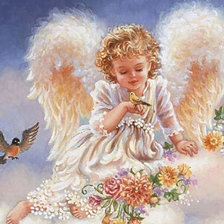 Схема вышивки «Ангелочек»