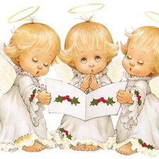 Схема вышивки «Ангелочки»