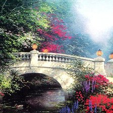 мостик над речкой