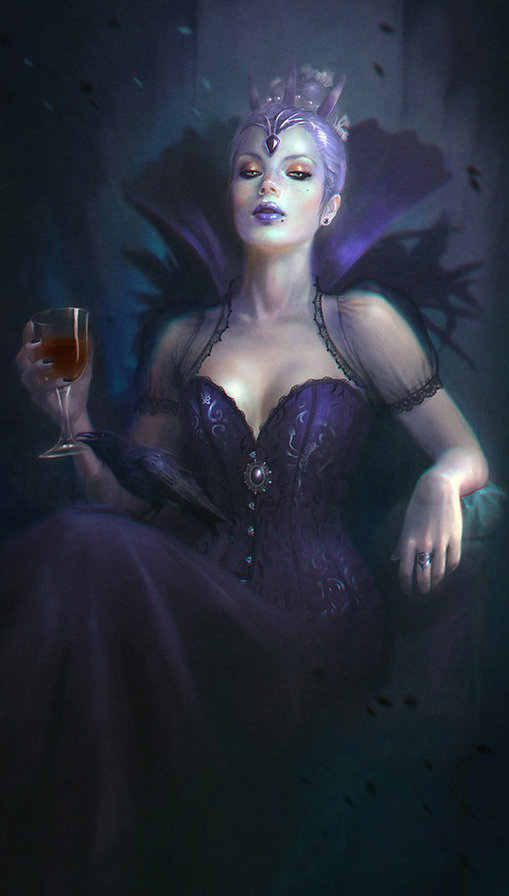 королева вампиров - вампир, девушка - оригинал