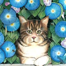 Схема вышивки «Кискин портрет»