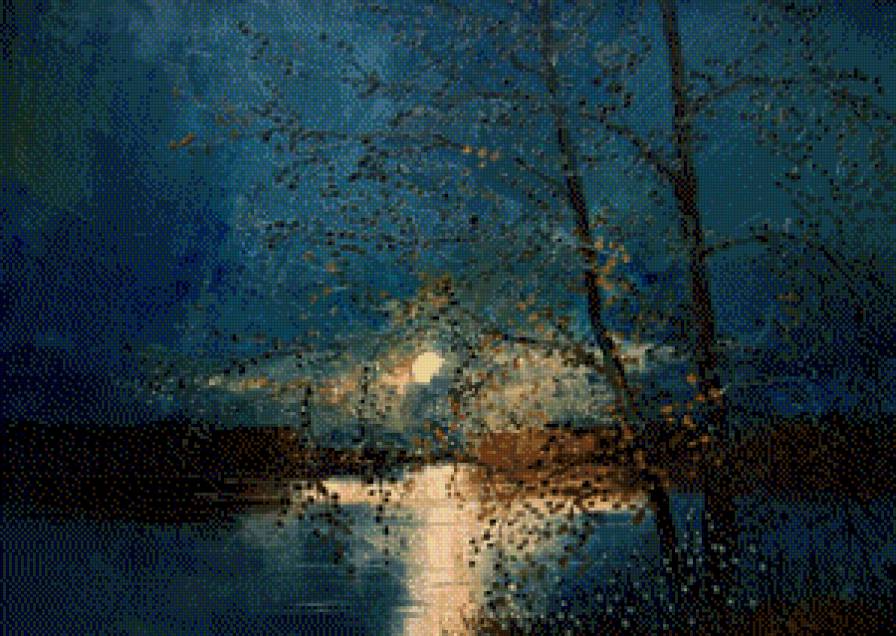 Justyna Kopania-wieczorny spokoj - pejzaz, ziwopis - предпросмотр