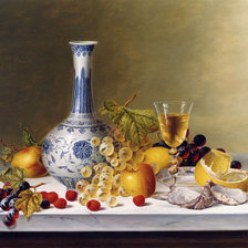 Схема вышивки «Вино с фруктами»