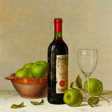 Схема вышивки «Вино с фруктами»