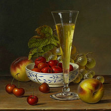 Схема вышивки «Вино с фруктами»