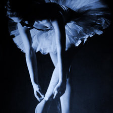 Схема вышивки «балерина»