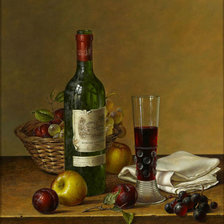 Схема вышивки «Вино с фруктами»