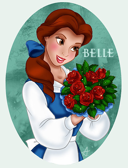 Бель с розами - оригинал