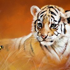 Схема вышивки «Тигренок»