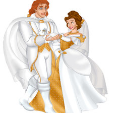 Схема вышивки «Свадьба Бель»