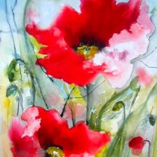 Схема вышивки «акварель»