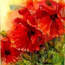 Схема вышивки «акварель»