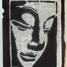 Схема вышивки «Силуэт Будды-2»