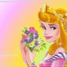 Схема вышивки «Аврора с букетом»