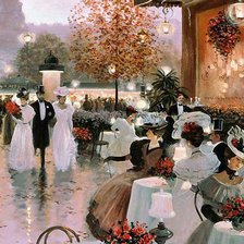 Схема вышивки «Старый Париж»