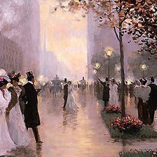 Схема вышивки «Старый Париж»