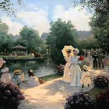 Схема вышивки «Старый Париж»