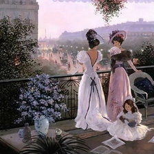 Схема вышивки «Старый Париж»