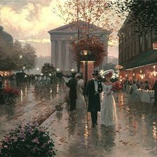 Схема вышивки «Старый Париж»