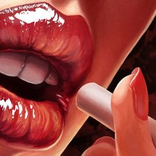 Схема вышивки «девушка»