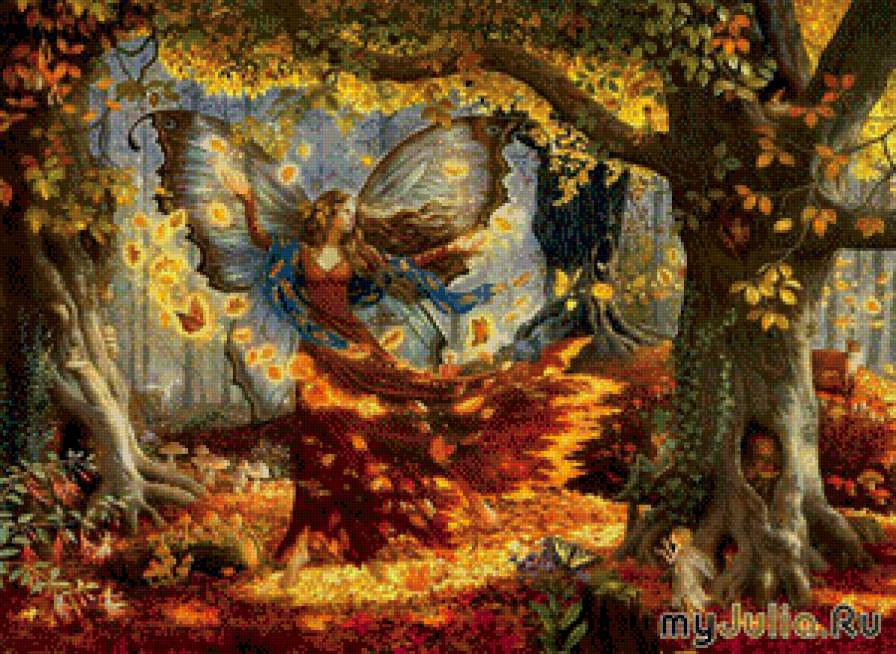 Девушка осень - времена года - предпросмотр