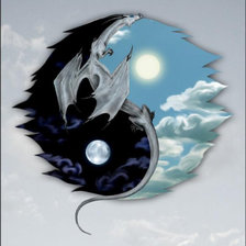 Схема вышивки «Инь и Янь»