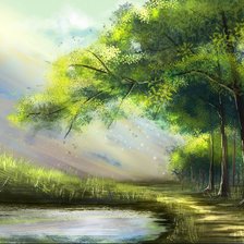 Схема вышивки «летний день»